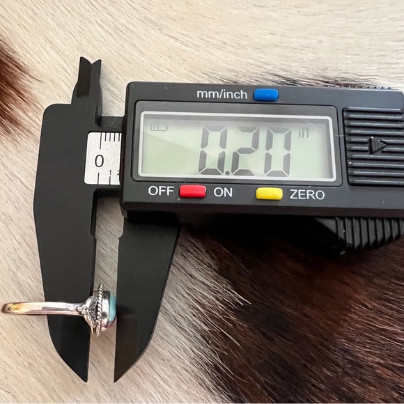 ❤️ Cotton Candy Dahlia Kingman Turquoise Sterling 925 Southwestern Ring Sz 6.5 - Picture 14 of 14